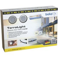 TerraLight Basis 4er-Set, LED-Spot rund ø 60, Lichtfarbe: kaltweiß von Beko