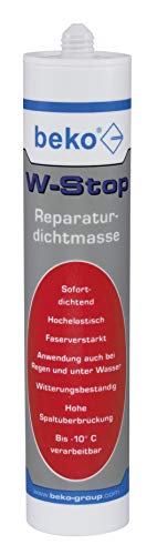 W-Stop Reparaturdichtmasse 310 ml grau W-Stop Reparaturdichtmasse 310 ml grau von beko