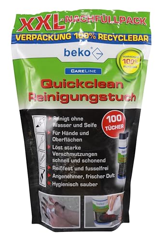 beko XXL-Nachfüllpack CareLine Quickclean Reinigungstuch 299 3 101 beko XXL-Nachfüllpack CareLine Quickclean Reinigungstuch 299 3 101 von beko