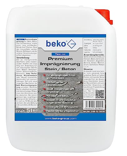 beko TecLine Premium-Imprägnierung Stein/Beton 5L 299 52 5000 von beko