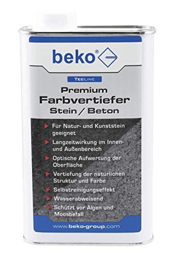 beko TecLine Premium-Farbvertiefer Stein/Beton 1 Liter 299 16 1000 von beko