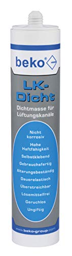 beko LK-Dicht 310 ml grau Dichtmasse für Lüftungskanäle 230 505 von beko