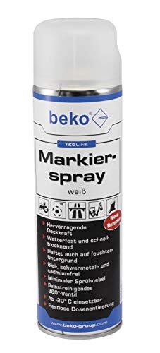 TecLine Markierspray 500 ml WEISS von beko