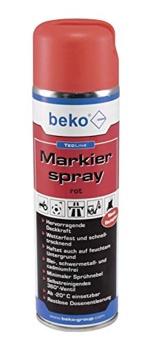 TecLine Markierspray 500 ml ROT von BEKO