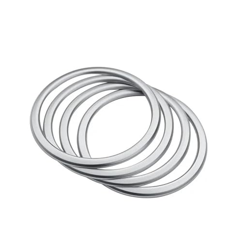 Autoinnenausstattung ABS Autotür Lautsprecher Ring Rahmen Abdeckung Trim Aufkleber Für B&MW X1 X2 F47 F48 2016-2021 Autoinnenaufkleber(Silber) von Bekuyu