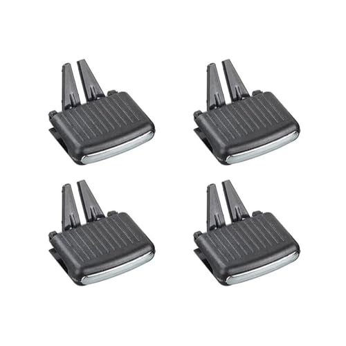 Bekuyu Auto A/C Entlüftung Für VW Für Golf MK5 2004-2009 Für Jetta MK5 2006-2011 Klimaanlage Einstellen Clip Front Armaturenbrett A/C Vent Outlet Clips Lüftungsgitter(4pcs Front Clip) von Bekuyu
