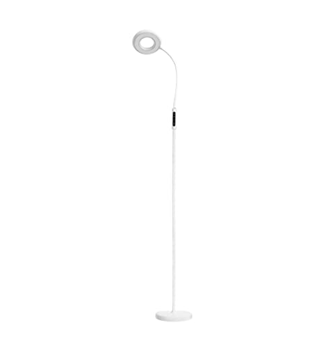 Bel Air Home - 2-in-1 Stehleuchte ARTIS-Serie - 10W LED - Flexibel für Wohnzimmer und Arbeitsbereich - Energieeffizient und Modern - Warmweißes Licht, Weiß von Bel Air Home