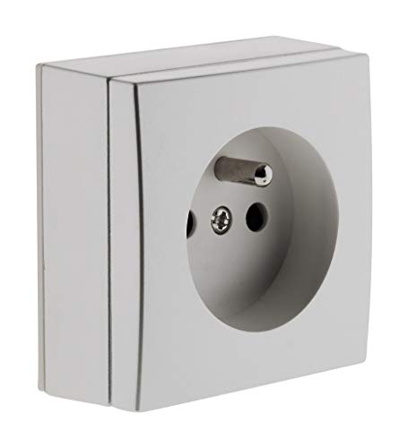 Zenitech - Aufputz-Steckdose 2P+T 16A - Bel'Vue von Zenitech