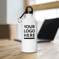 Personalisierte Edelstahl Wasserflasche Fertigen Sie Mit Ihrem Foto - Logo Grafik Benutzerdefinierten Text Zitat Selbstgeschenk von BeldisegnoShop