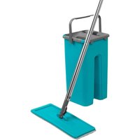 Beldray Bodenwischer mit Auswringeimer Wischmopp Reinigungsmopp Flachmopp Mikrofaser Auswringfunktion von Beldray