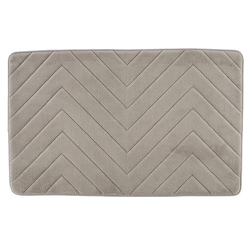 Beldray LA032647LGRYUFFEU7 Anti-Bakteree-Chevron Memory Schaum Badematte - Extra-weiche, Maschinenwaschbar, Rutschfester Rücken für zusätzliche Sicherheit, mit antimikrobieller Behandlung behandelt Beldray LA032647LGRYUFFEU7 Anti-Bakteree-Chevron Memory Schaum Badematte - Extra-weiche, Maschinenwaschbar, Rutschfester Rücken für zusätzliche Sicherheit, mit antimikrobieller Behandlung behandelt von Beldray