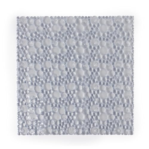 Beldray LA032685UFFEU7 Anti-Bac PVC-Duschmatte – Badematte mit Anti-Rutsch-Absaugung für sicheren Gebrauch, leicht zu reinigen, mit Anti-Bac-Schutz behandelt, Widersteht Flecken und Bakterienbildung von Beldray