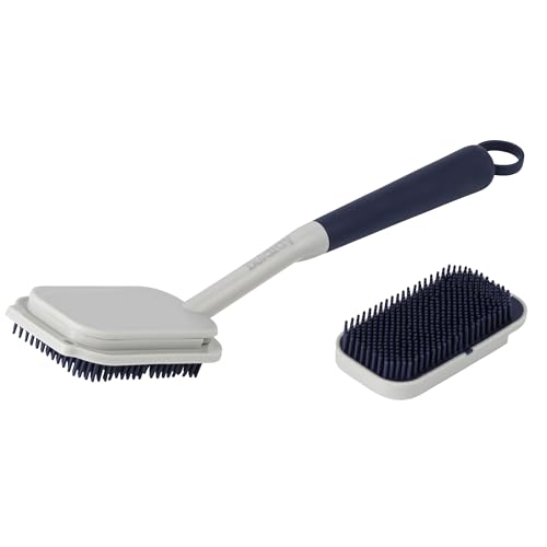 Beldray LA032814FEU7 Deep Clean Rubber Dish Brush – Handheld Washing Up Brush, Soft Rubber Bristles for Scratch-Free Cleaning, Ideal for All Surfaces, Precision Cleaning, Hanging Loop for Easy Storage von Beldray