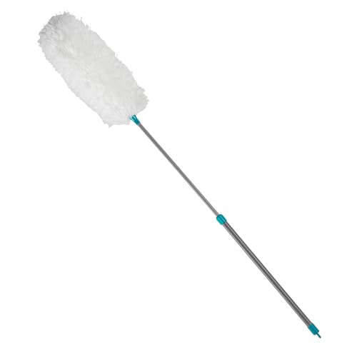 Beldray LA078490EU7 Teleskop-Staubwedel | Auf 110 cm ausziehbarer Handgriff Weiß, plastik, Turkis/Grau von Beldray