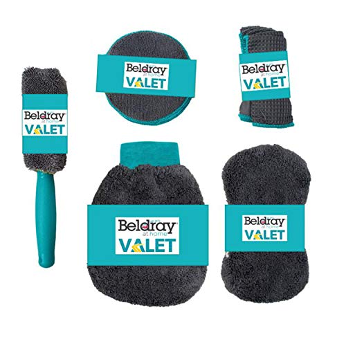 Beldray LA082190EU7 9-teiliges Autoreinigungsset - Fahrzeug-Valet-Set, bestehend aus Schwamm, Felgenbürste, Reinigungshandschuh, Reinigungstüchern, Reinigungspads, Innen-/Außenbürsten, Mikrofaser Beldray LA082190EU7 9-teiliges Autoreinigungsset - Fahrzeug-Valet-Set, bestehend aus Schwamm, Felgenbürste, Reinigungshandschuh, Reinigungstüchern, Reinigungspads, Innen-/Außenbürsten, Mikrofaser von Beldray