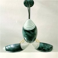 Wunderschöner, Seltener Mid Century Modern Kronleuchter/Messing Und Stahl Hochdecken Made in West Germany von BelgradeDesignMarket