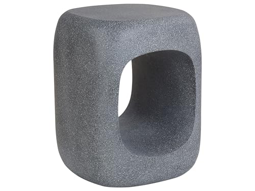 Beistelltisch Beton Glasfaser grau unregelmäßige Form Marmor Optik 33x33cm Pelmo Beistelltisch Beton Glasfaser grau unregelmäßige Form Marmor Optik 33x33cm Pelmo von Beliani