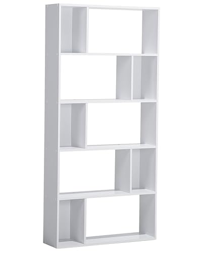 Beliani Originelles Regal 5 Fächer MDF-Platte weiß Orilla Beliani Originelles Regal 5 Fächer MDF-Platte weiß Orilla von Beliani