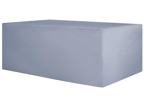 Regenschutz für Gartenmöbel 250 x 165 x 65 cm grau mit Reißverschluss CHUVA von Beliani