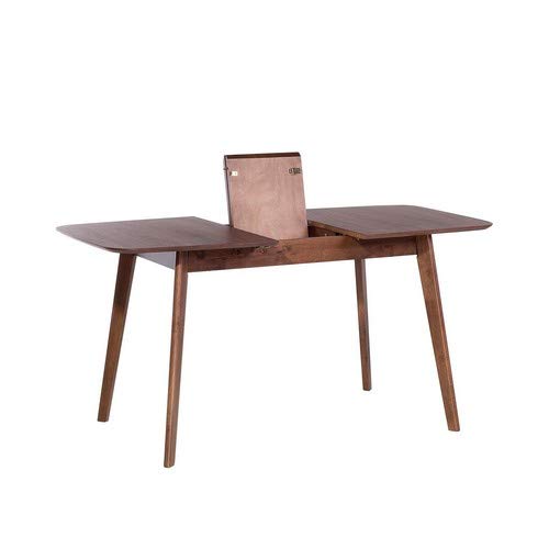 Beliani Esstisch dunkler Holzfarbton 120 x 75 cm ausziehbar 150 x 75 cm Skandi Madox Beliani Esstisch dunkler Holzfarbton 120 x 75 cm ausziehbar 150 x 75 cm Skandi Madox von Beliani
