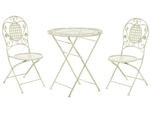 Garten Bistro Set Balkon Terasse 2er hellgrün zusammenklappbar Bivio Garten Bistro Set Balkon Terasse 2er hellgrün zusammenklappbar Bivio von Beliani