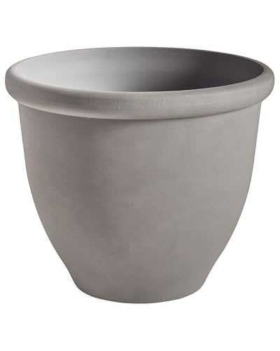 Klassischer Blumentopf grau ⌀ 49 cm und Tesalia Klassischer Blumentopf grau ⌀ 49 cm und Tesalia von Beliani