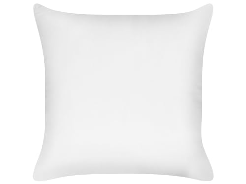 Beliani Kopfkissen 80x80 cm Lyocell weiß niedrig mit Polyester-Füllung modern Triglav von Beliani