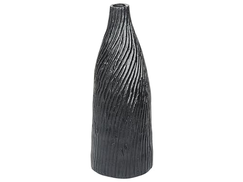 Moderne Deko-Bodenvase in Schwarz 54 cm Florentia von Beliani