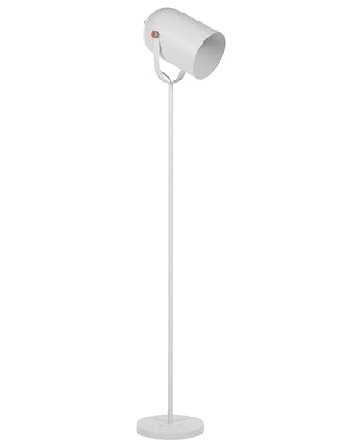 Moderne Stehleuchte weiß Bürotischlampe Stehlampe Tyria von Beliani