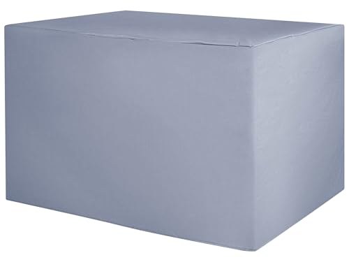 Regenschutz für Gartenmöbel 200 x 185 x 75 cm PVC grau CHUVA von Beliani