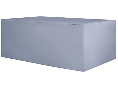 Regenschutz für Gartenmöbel PVC grau 255 x 180 x 70 cm mit Reißverschluss Chuva Regenschutz für Gartenmöbel PVC grau 255 x 180 x 70 cm mit Reißverschluss Chuva von Beliani