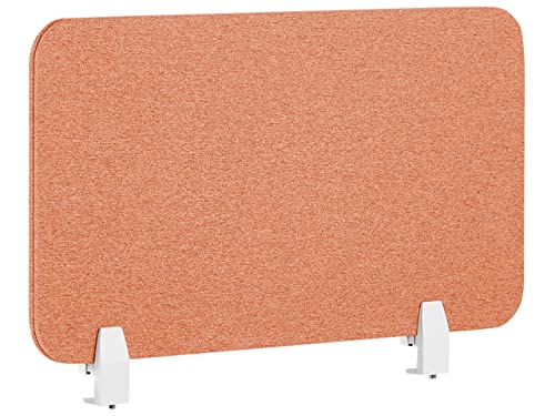 Schreibtisch Trennwand Akustik Polster rot 80 x 40 cm Schallschutz Wally von Beliani