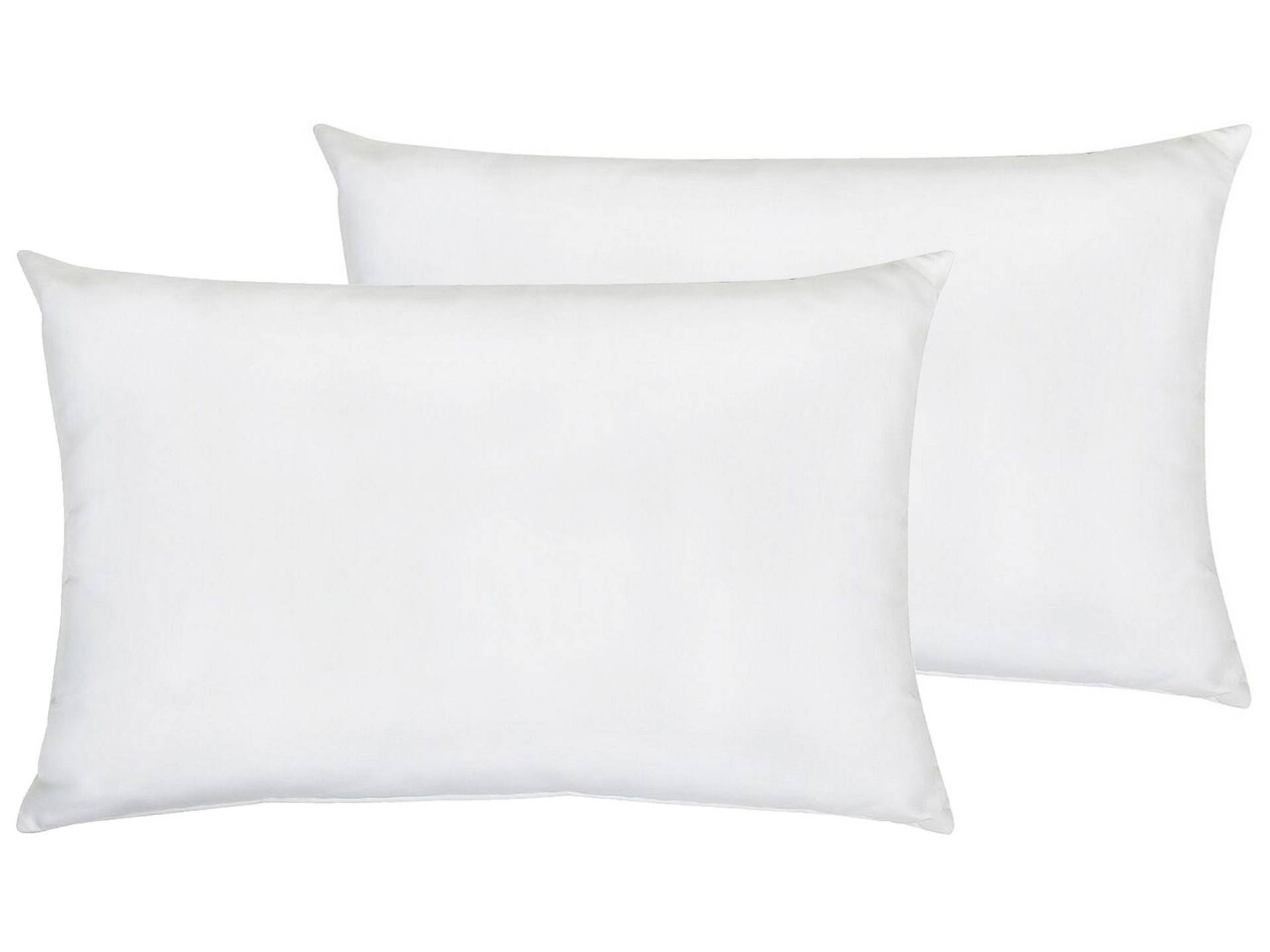 Set di 2 cuscini da esterno bianco crema 50 x 70 cm von Beliani