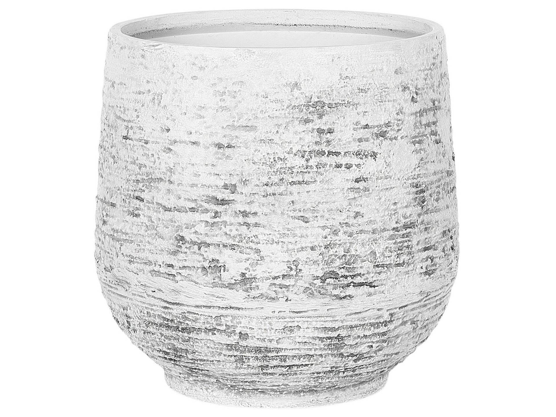 Vaso per piante grigio pietra 53 cm von Beliani