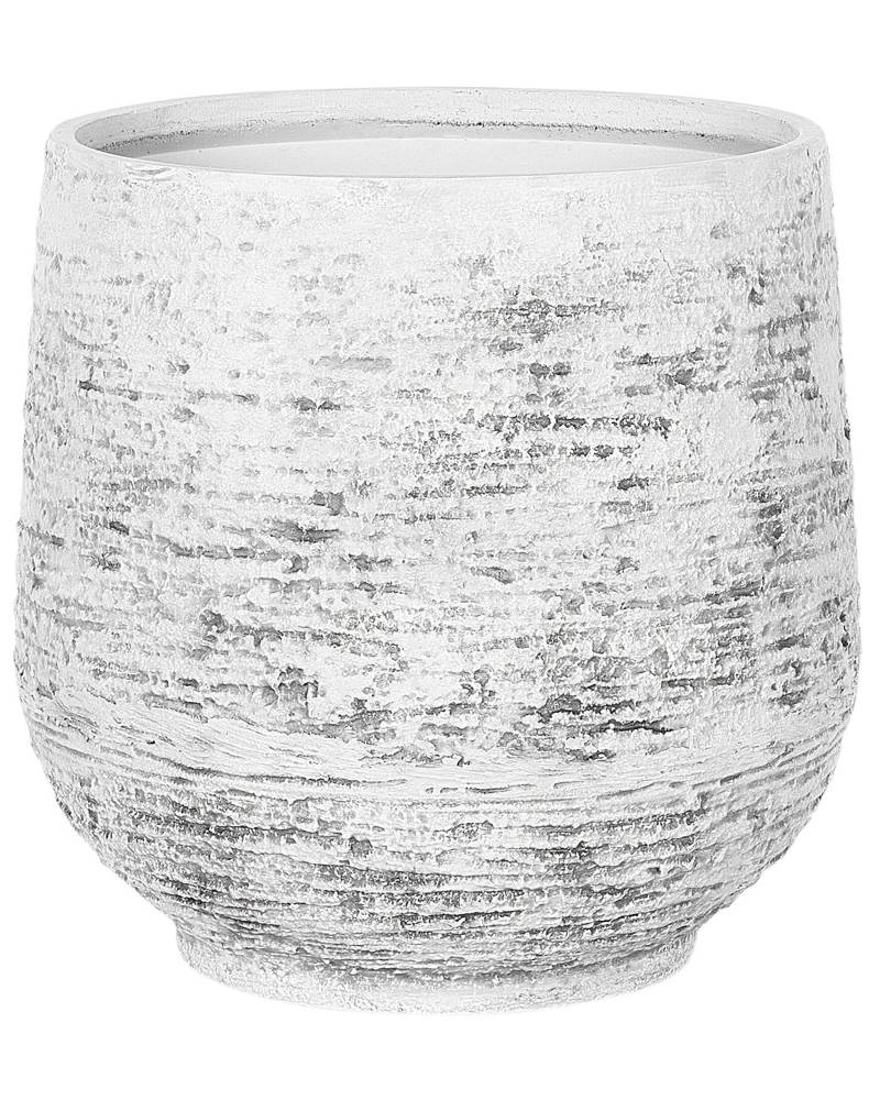 Vaso per piante grigio pietra 53 cm von Beliani