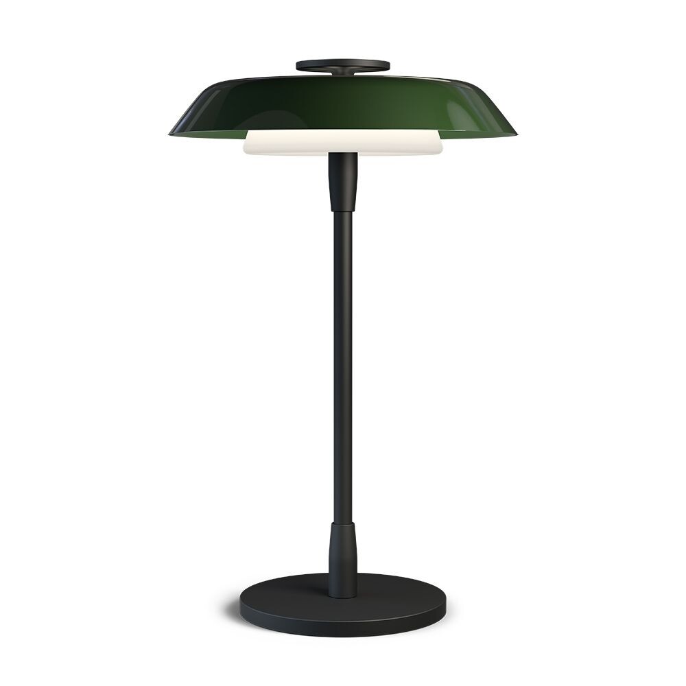 Belid - Horisont Tischleuchte H47,5 Matt Black/Shiny Forest Green von Belid