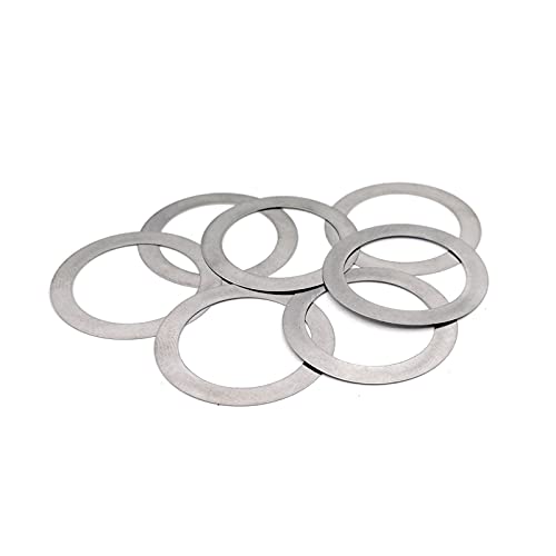 Edelstahl Unterlegscheibe Precision Einstellen Gasket M35 M40 M45 M50 M60 Dicke 0,1/0,2/0,3/0,5/1mm, 35x45x1 (4 Stück) von Believewang