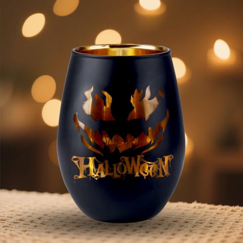 Windlicht Halloween mit Kürbis-Gesicht – Teelichthalter für Herbstdeko & Party – Lustige Geschenkidee - A Windlicht Halloween mit Kürbis-Gesicht – Teelichthalter für Herbstdeko & Party – Lustige Geschenkidee - A von Belillpipi