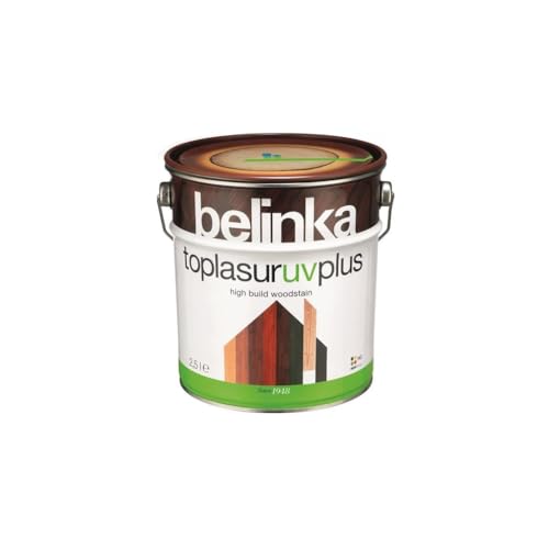 Belinka Toplasur UV Plus - Holzlasur Außen - 2,5 Liter - UV-Schutz - Wetterfest - Für Holz im Außenbereich - Farbe: Graphitgrau (Graphitgrau, 0,75l) von Belinka