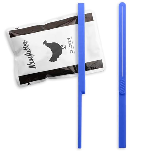2 Stück - Tütenquetscher | Abstreifer/Ausquetscher für Nassfutter Beutel | Blau | Spülmaschinenfeste Entleerungshilfe für Nassfutter in Sauce oder Gelee | Restloses entleeren der Beutel 2 Stück - Tütenquetscher | Abstreifer/Ausquetscher für Nassfutter Beutel | Blau | Spülmaschinenfeste Entleerungshilfe für Nassfutter in Sauce oder Gelee | Restloses entleeren der Beutel von Belissia