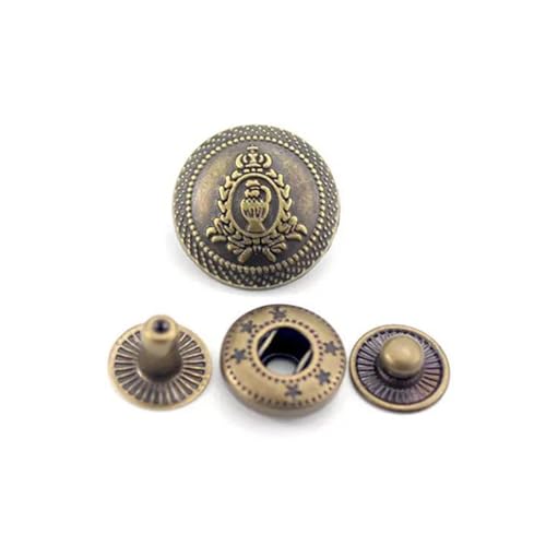 10Sets Druckknopf-Set Messing Edelstahl, Bootsabdeckung Leder Leinwand Reparatur,Farbe 7,10 Sätze 10Sets Druckknopf-Set Messing Edelstahl, Bootsabdeckung Leder Leinwand Reparatur,Farbe 7,10 Sätze von Belivceng