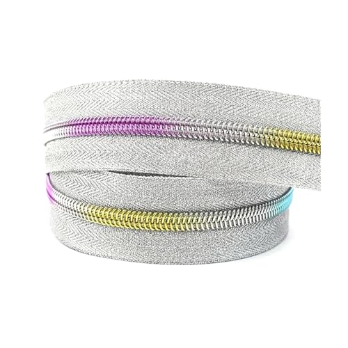 2–5 Meter 5# Nähen Nylon Spule Rolle Reißverschlüsse für Tasche Jacke Tasche Verschluss Dekoration DIY Reparatur Kit,B Silber Rot,5 Meter 2–5 Meter 5# Nähen Nylon Spule Rolle Reißverschlüsse für Tasche Jacke Tasche Verschluss Dekoration DIY Reparatur Kit,B Silber Rot,5 Meter von Belivceng