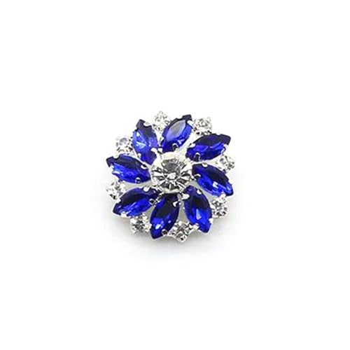 2 Stück 28 mm Blumen-Metall-Strassknöpfe – Nähknöpfe mit Schaft,Farbe 8,2 Stück 2 Stück 28 mm Blumen-Metall-Strassknöpfe – Nähknöpfe mit Schaft,Farbe 8,2 Stück von Belivceng