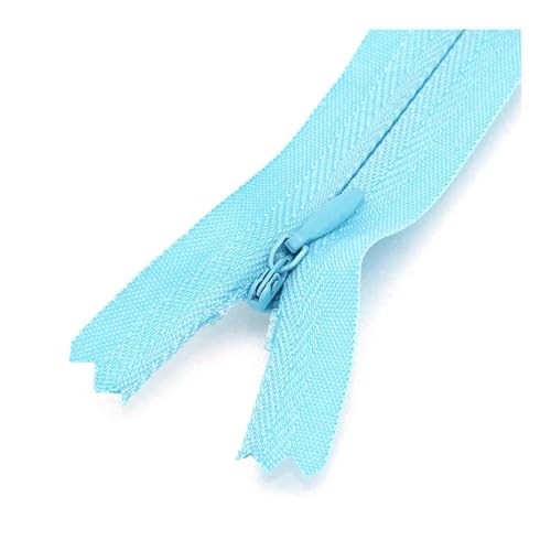 5 Stück 5# 18 cm bis 60 cm Nylon-Spulenreißverschlüsse zum Schneidern von Kleidern, Kissen, Röcken und Hosen, unsichtbares Reparaturset,Seeblau,18 cm 5 Stück 5# 18 cm bis 60 cm Nylon-Spulenreißverschlüsse zum Schneidern von Kleidern, Kissen, Röcken und Hosen, unsichtbares Reparaturset,Seeblau,18 cm von Belivceng