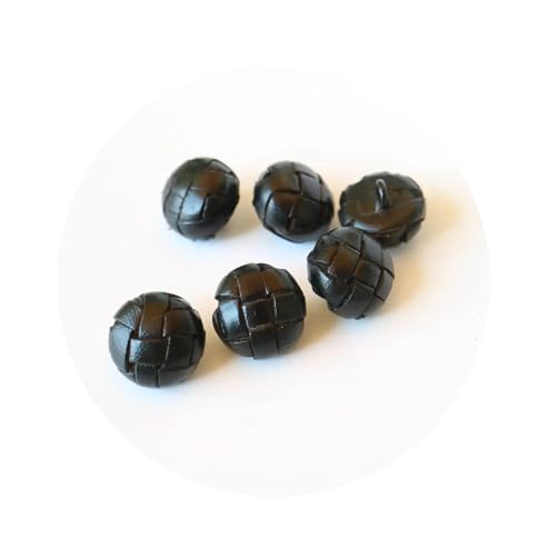 6 Stück 15–26 mm Lederknöpfe Beige Schwarz Braun – Jacken-/Mantelschnallenknöpfe,Plaid Schwarz,20 mm 6 Stück 15–26 mm Lederknöpfe Beige Schwarz Braun – Jacken-/Mantelschnallenknöpfe,Plaid Schwarz,20 mm von Belivceng