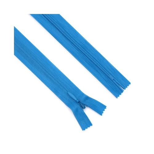 6 Stück 3# 25 cm bis 60 cm unsichtbarer Reißverschluss aus Nylon mit geschlossenem Ende für Kissen, Kleider, Hosen, Nähzubehör,Blau,2,5 x 60 cm 6 Stück 3# 25 cm bis 60 cm unsichtbarer Reißverschluss aus Nylon mit geschlossenem Ende für Kissen, Kleider, Hosen, Nähzubehör,Blau,2,5 x 60 cm von Belivceng