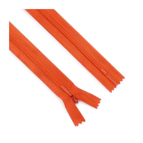 6 Stück 3# 25 cm bis 60 cm unsichtbarer Reißverschluss aus Nylon mit geschlossenem Ende für Kissen, Kleider, Hosen, Nähzubehör,Orange,2,5 x 60 cm 6 Stück 3# 25 cm bis 60 cm unsichtbarer Reißverschluss aus Nylon mit geschlossenem Ende für Kissen, Kleider, Hosen, Nähzubehör,Orange,2,5 x 60 cm von Belivceng
