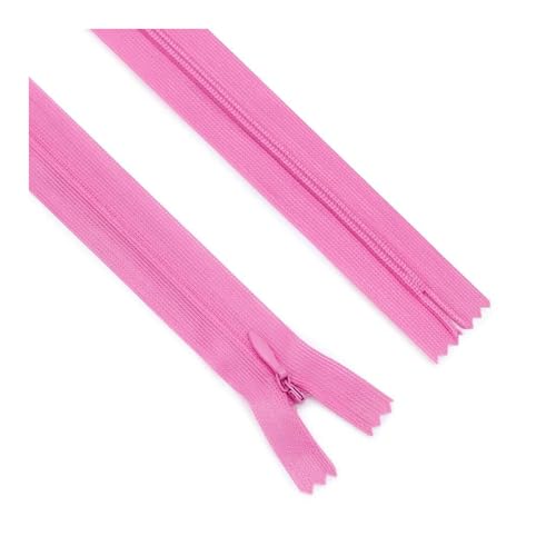 6 Stück 3# 25 cm bis 60 cm unsichtbarer Reißverschluss aus Nylon mit geschlossenem Ende für Kissen, Kleider, Hosen, Nähzubehör,Rosa,2,5 x 25 cm 6 Stück 3# 25 cm bis 60 cm unsichtbarer Reißverschluss aus Nylon mit geschlossenem Ende für Kissen, Kleider, Hosen, Nähzubehör,Rosa,2,5 x 25 cm von Belivceng