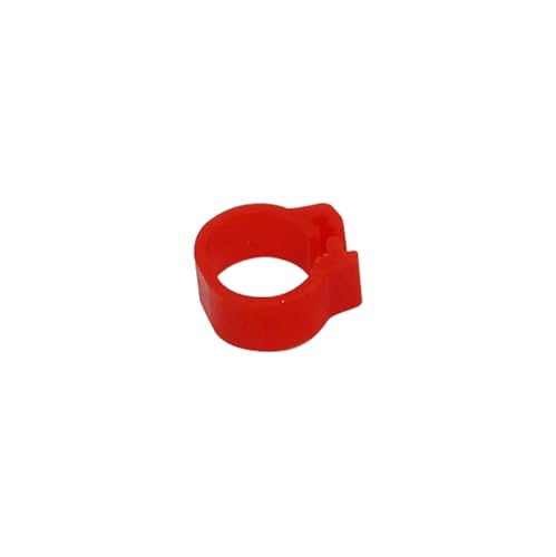 Vogel Fuß Ring Innen Durchmesser 8 Mm Wortlose Schnalle Identifizierung Taube Werkzeug Vogel Mark Ring,Rot,100 Stück Vogel Fuß Ring Innen Durchmesser 8 Mm Wortlose Schnalle Identifizierung Taube Werkzeug Vogel Mark Ring,Rot,100 Stück von Belivceng