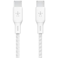 0 Belkin BoostCharge 2 m USB-C/USB-C Kabel (100 W), weiß von Belkin
